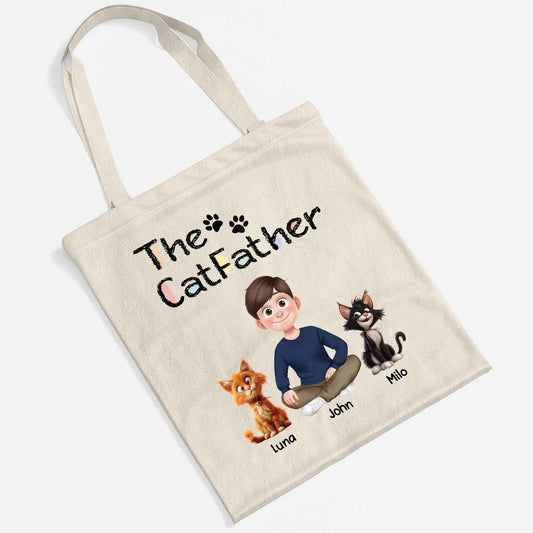 4298TUS2 custom gifts for cat lovers the catmother tote bag 4298T3L0D