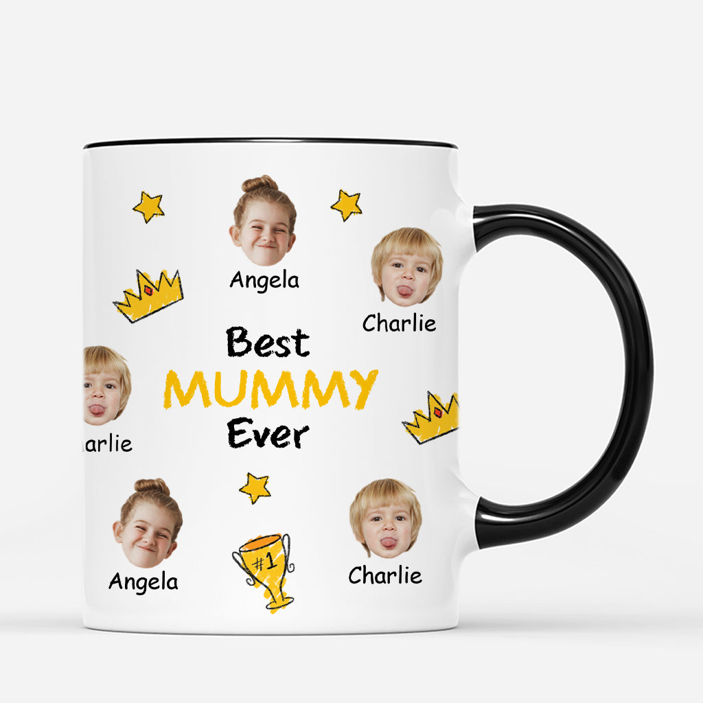 4299MUK3 personalised best dad ever mug with face 4299M3I3B
