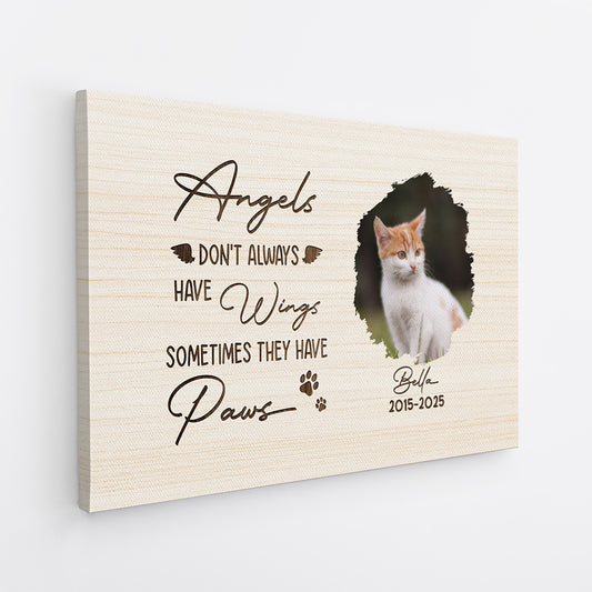 4315CUS2 personalized memorial gifts angels dont always have wings canvas 4315CTL5C_d0474abd 17f7 4a27 be3c 3d16c6f9eda2