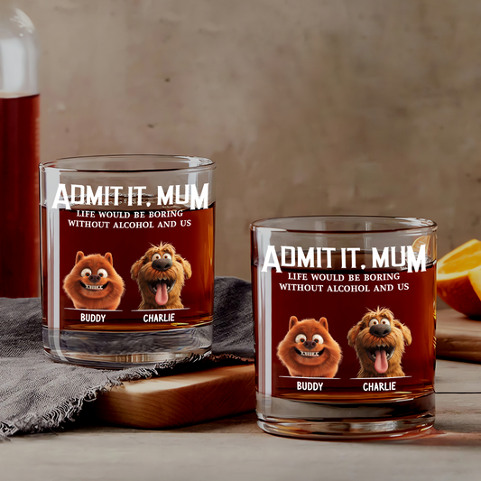 4351IUK2 custom whiskey glass funny gifts for dog dads and wine lovers 4351IKN5C
