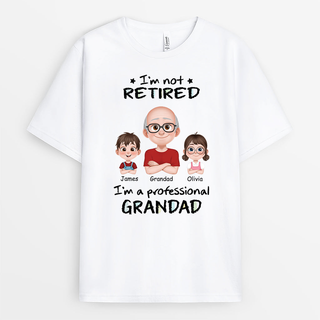 4365AUS1 personalized retirement gifts for him grandpa shirts with names 4365AKQ0B
