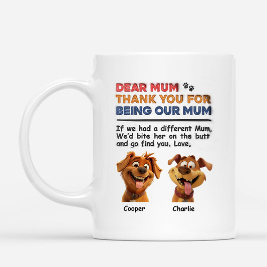 4367MUK1 personalized dog gifts for owners dear dog mom dog dad mug 4367M