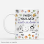 4377MUS1 3d printing effect personalized best friend mugs i wish you lived next door 4377M