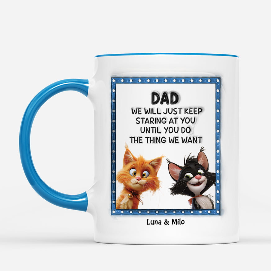 4410MUS2 custom cat mug funny gifts for cat owners from the cat 4410M8M5D