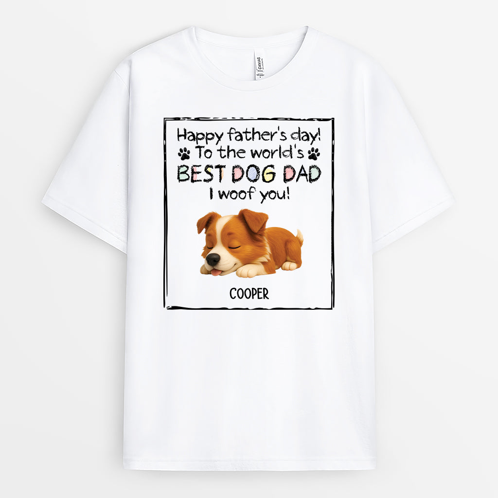 4419AUS1 personalized fathers day shirts gifts for dad from the do 4419AKMTC