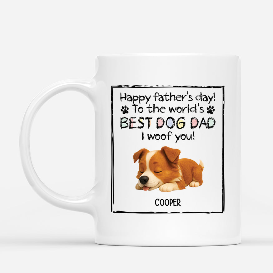 4419MUS1 personalized fathers day mug unique gifts for dog dads 4419MKM5C