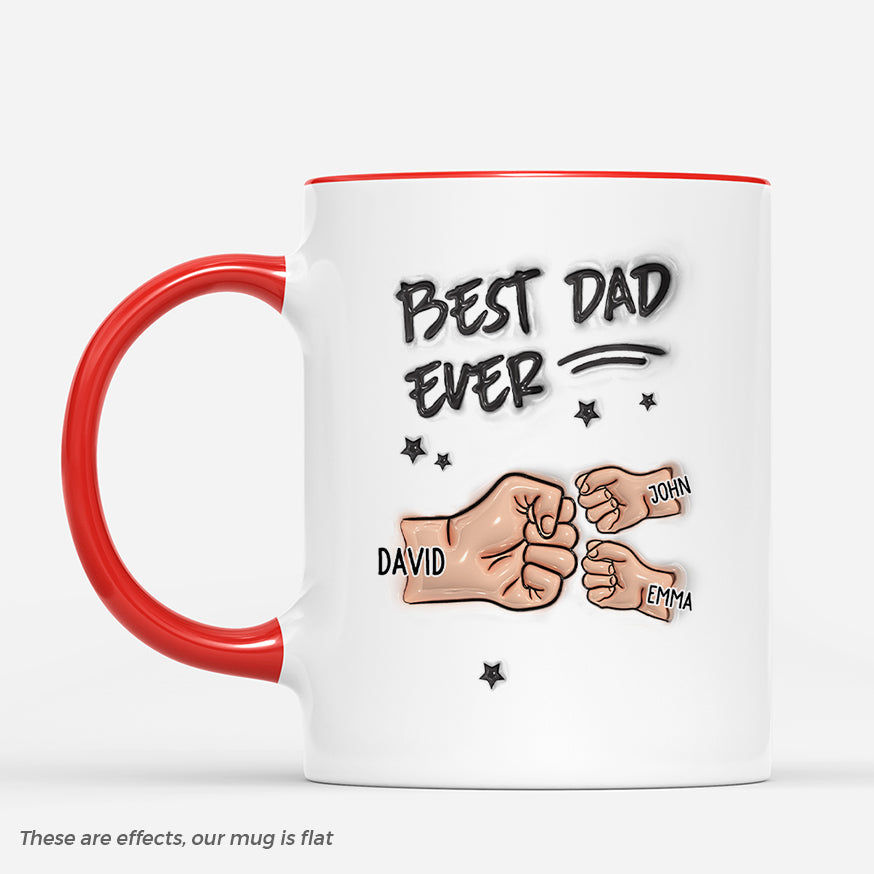 4422MUS2 3d printing effect personalized gift for dad best dad ever mug 4422M6L5B_623fddd3 039d 4e3b bcc8 fb0accdfb0e2