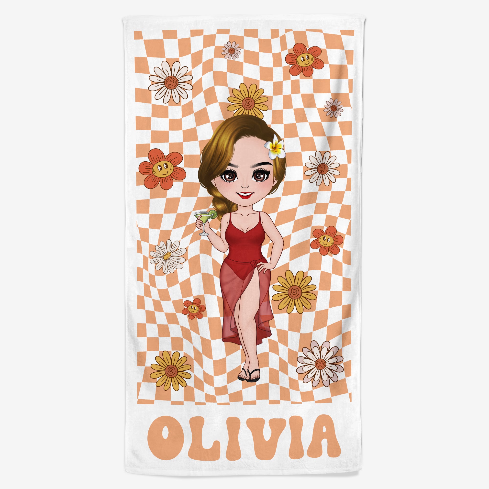 4431BUS1 customized beach towels summer holiday gifts for her 4431B6QNA