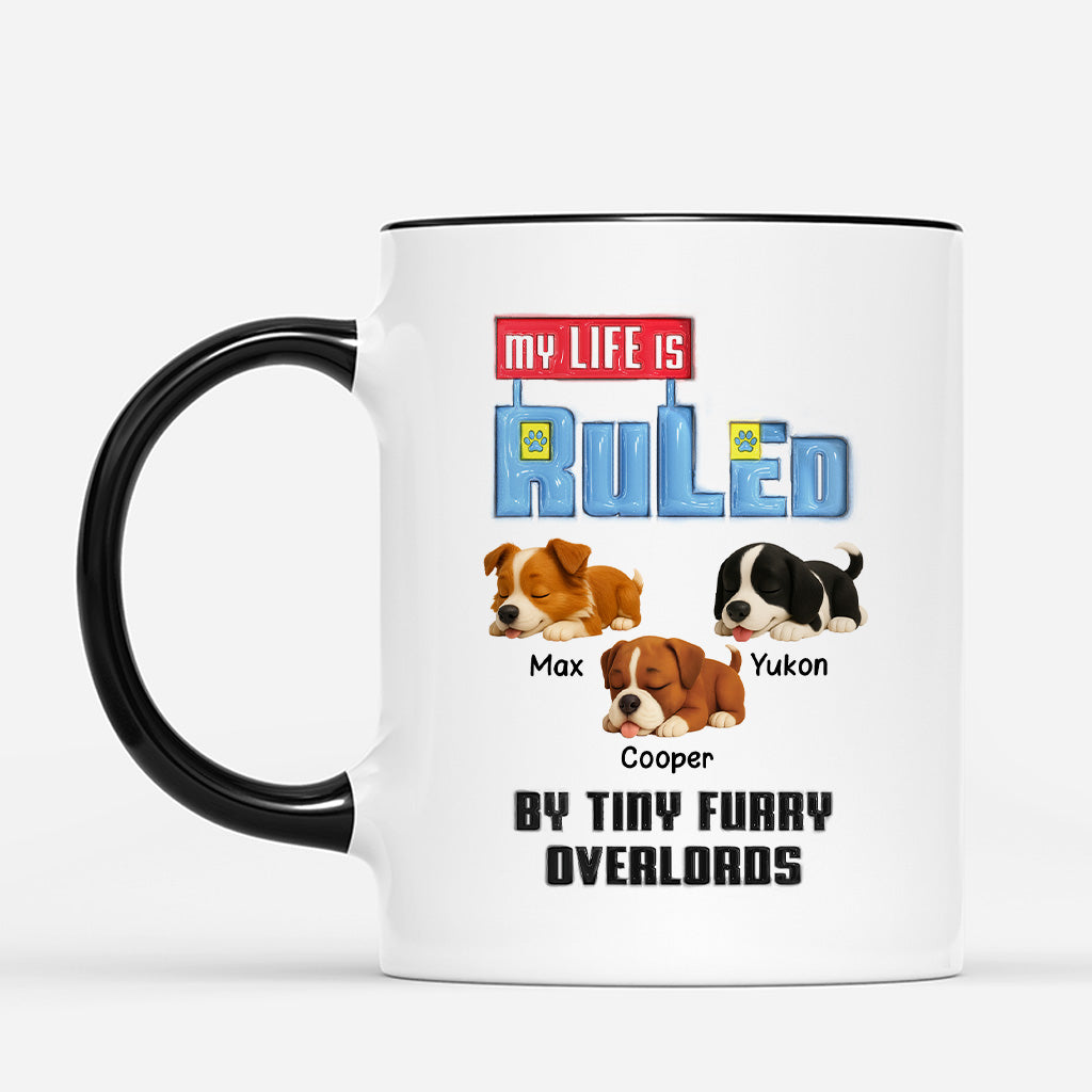 4435MUK2 3d printing effect cute dog mug personalized dog lover gifts 4435MKYTC