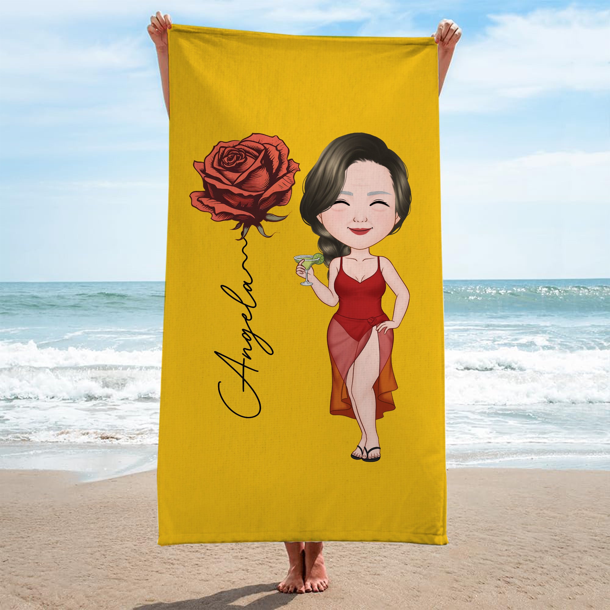 4450BUS2 customizable beach towels_ summer gifts for her_ 4450B8KTA