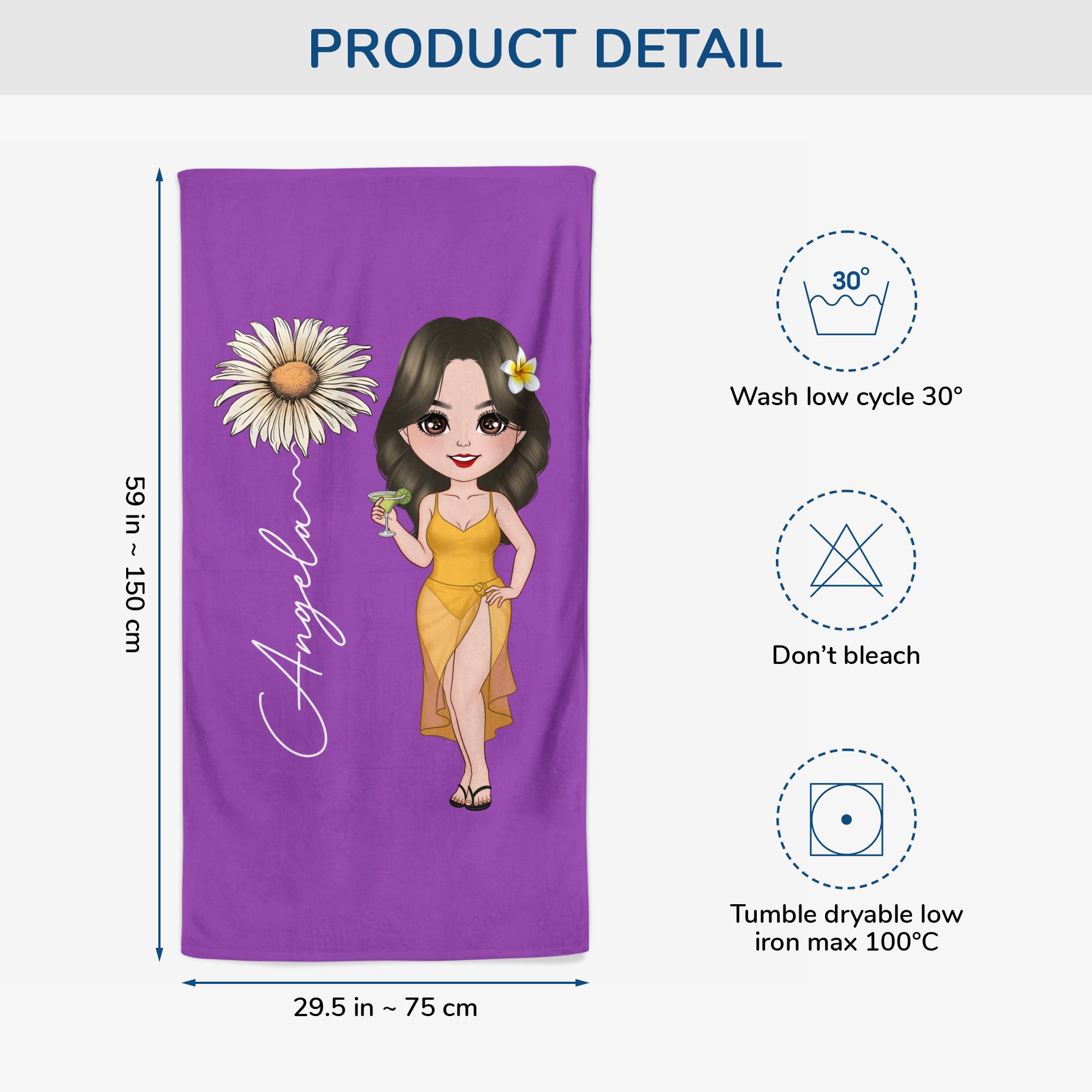 4450BUS3 customizable beach towels_ summer gifts for her_ 4450B8KTA