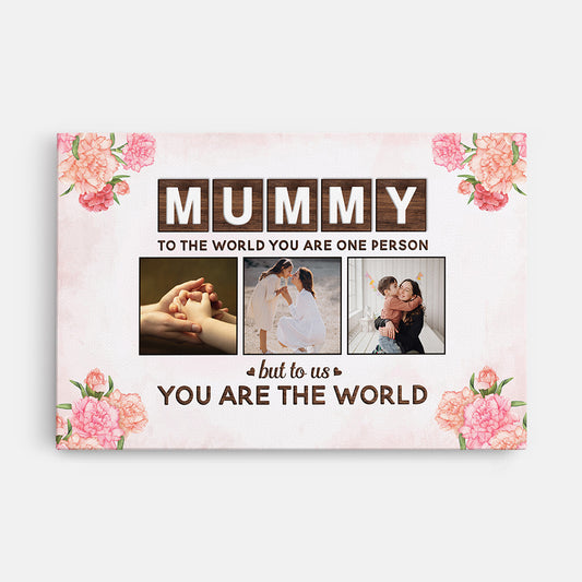 4472CUK1 custom gifts for mom to the world you are a mother_ canvas 4472C5L5A