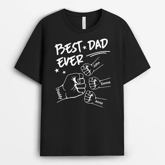 4493AUS1 personalized gifts for fathers day cool best dad ever shirt 4493A3Q5B