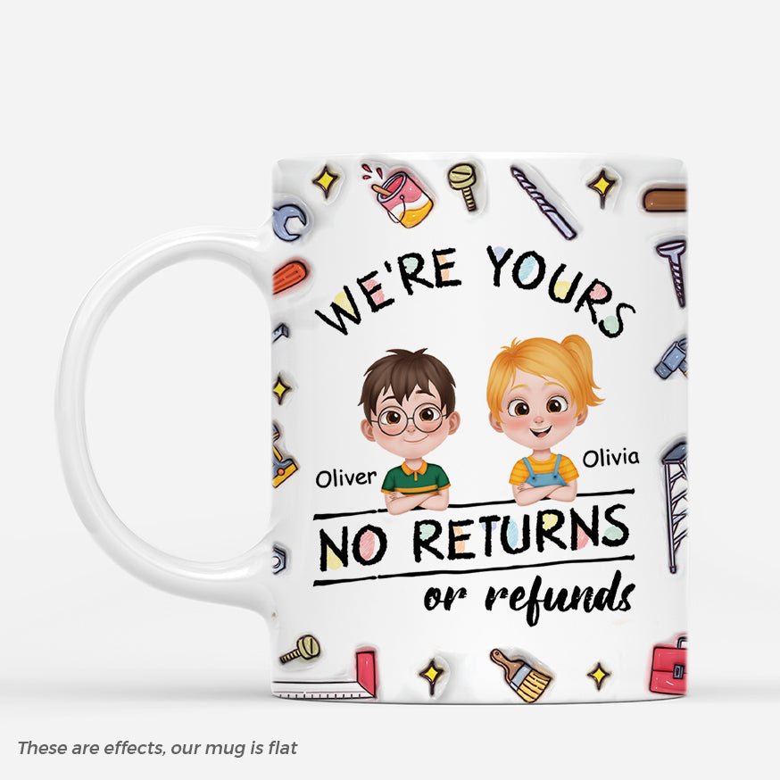 4496MUS1 3d printing effect personalized mugs for dad funny fathers day gifts 4496MTL5B_6c389635 c4e3 41d8 9d34 1417616b6c10