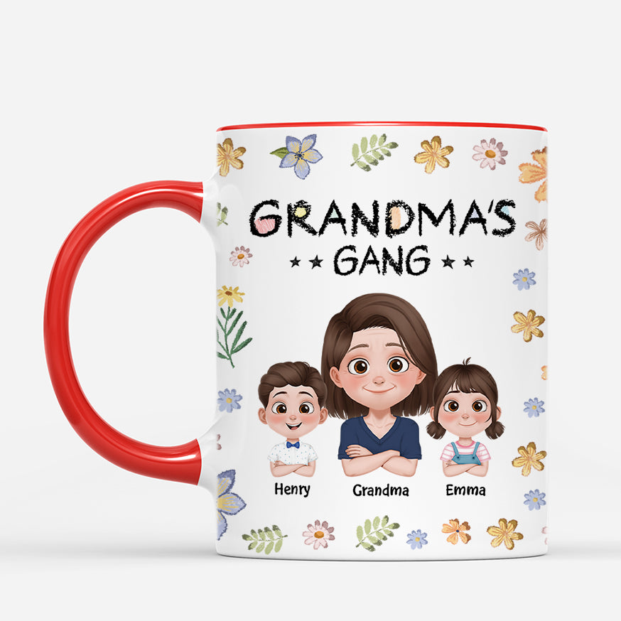 4500MUS3 custom mothers day gifts for mom floral mommys gang mug 4500MKQ5A_4bdf957b 1ebb 4650 9be9 2dba88f890eb