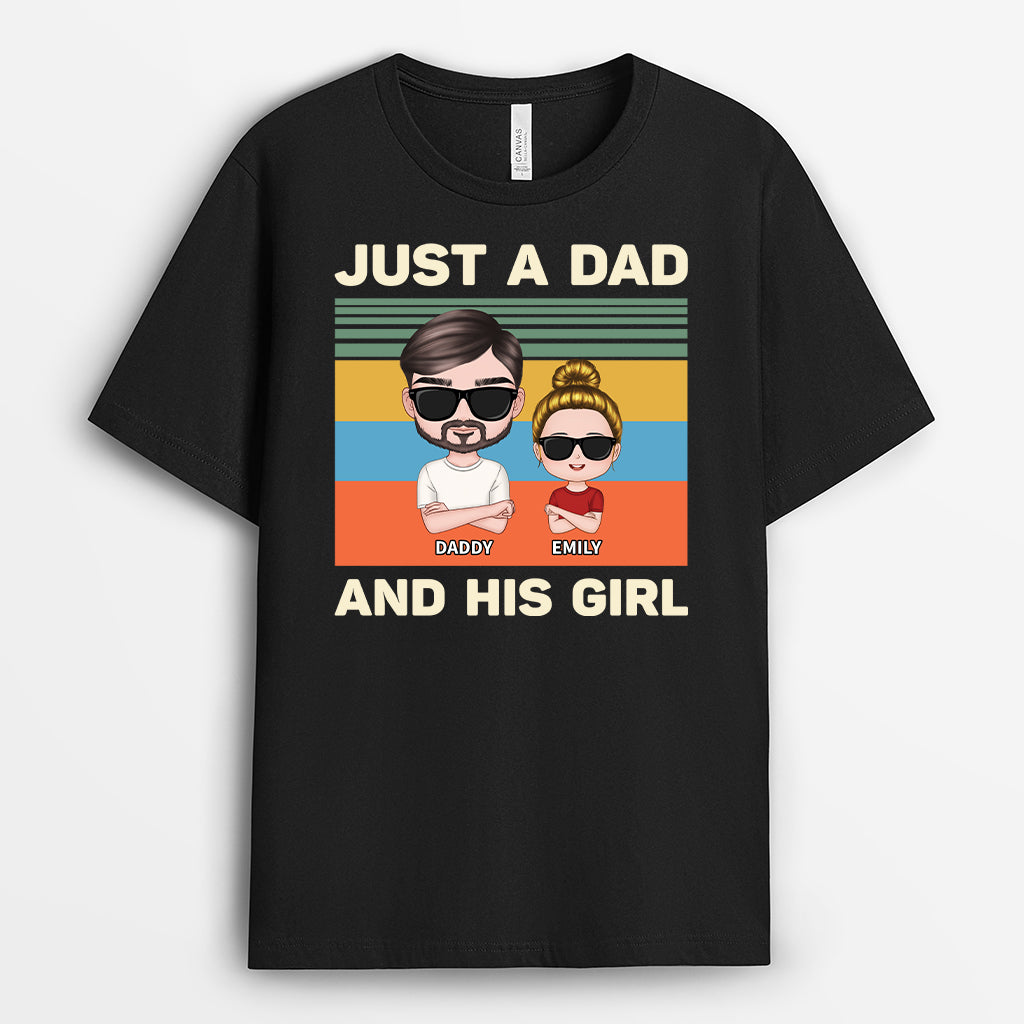 4533AUS1 customized fathers day gifts dad and daughter shirts_ 4533A5L8B