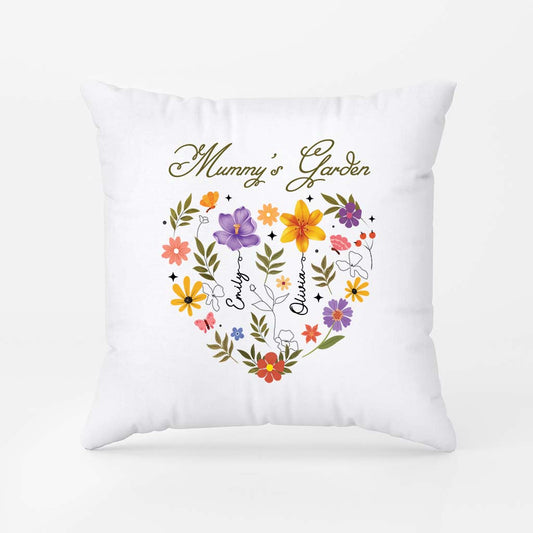 4541PUK1 personalised mummys garden pillow for mumgrandma 4541pslta