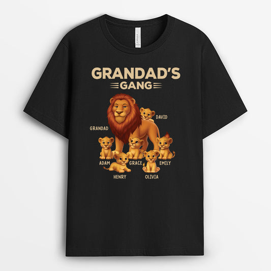 4554AUS1 personalized lions shirt fathers day gifts for grandpa 4554A6L8B