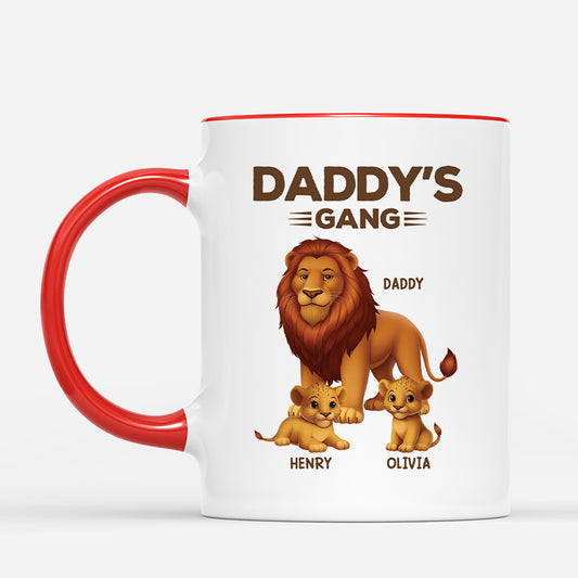 4554MUS2 personalized lion mug fathers day gifts for grandpa 4554M6L8B