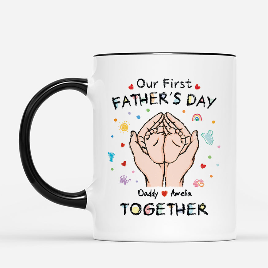 4571MUS2 personalized mothers day mug our first mothers day together 4571M5L3A
