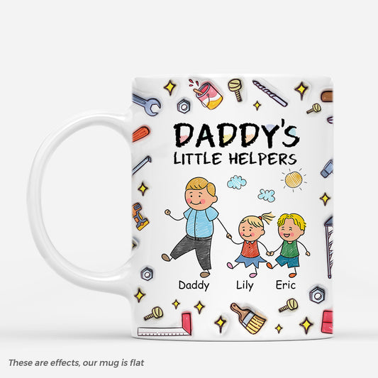 4578MUS1 3d printing effect custom dad gifts_ daddys little helpers mug 4578M_c12d3f71 0fa8 43c8 a00b 6122cce456c7