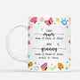 4597MUK1 personalised first mum now grandma butterfly mug 4597MKI0A