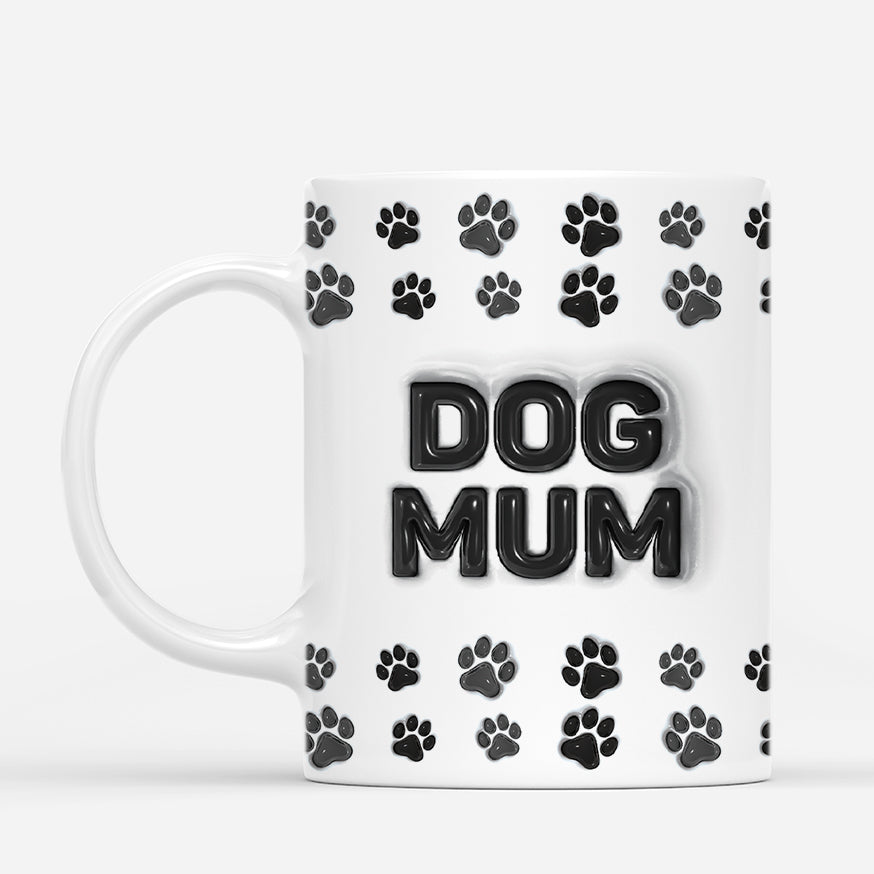 4598MUS2 3d printing effect personalized dog dad gifts paw print mugs 4598M5Q5C