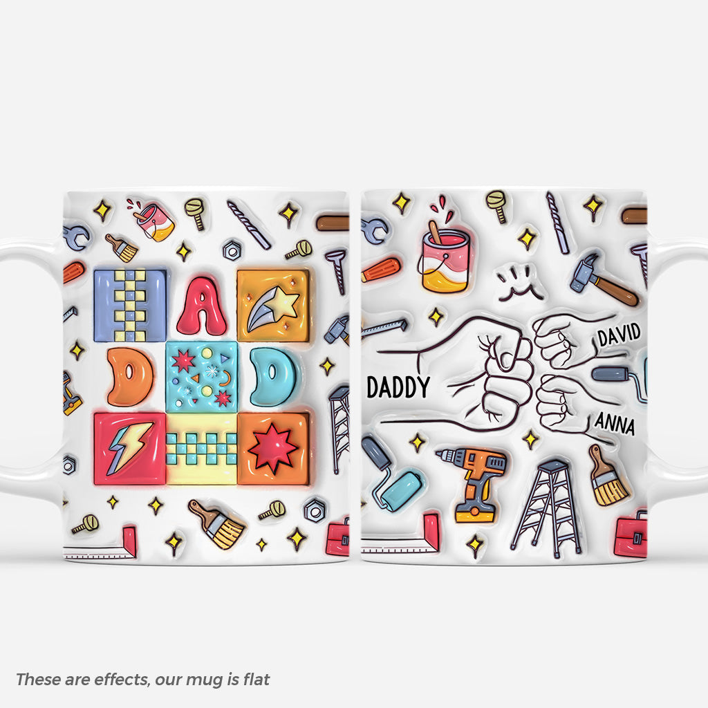 4605MUS1 3d printing effect custom dad mug with 3d effect cute dad gift 4605M565B_25649e0c f77c 498c 98f7 ad71f9d1c0cc