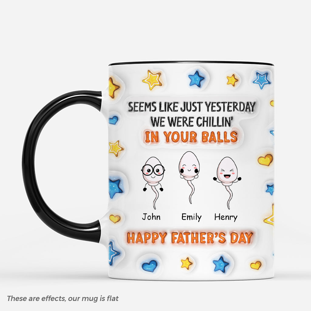 4627MUK2 3d printing effect custom happy fathers day mug funny fathers day gift 4627M8YAB