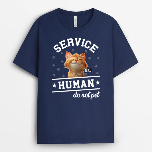 4639AUK2 personalised service human do not pet_ cat shirt 4639A8IMD