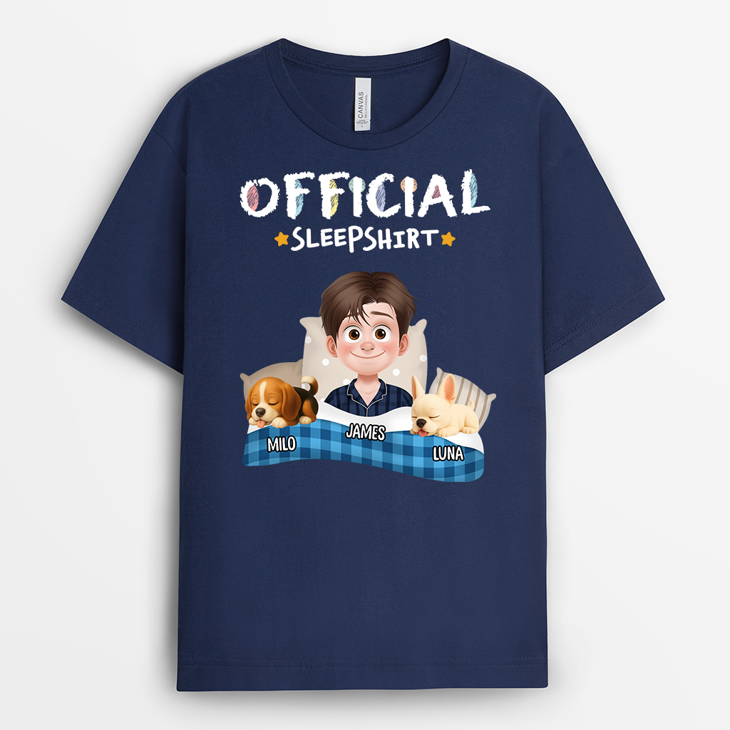 4666AUS2 personalized sleep shirts with dogs cute dog mom presents 4666A3N0C