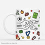 4670MUS1 3d printing effect personalized dad mugs unique soccer dad gifts 4670M3Q5B