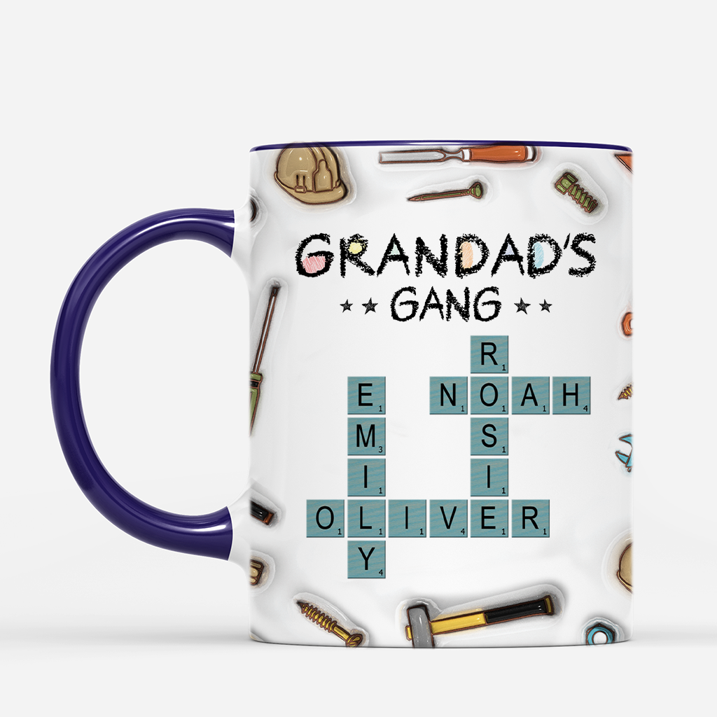 4705MUK2 3d printing effect personalized crossword mugs for dad gifts for fathers day 4705M6N5B