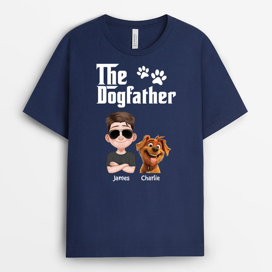 4725AUS1 personalized dog dad gifts the dog father t shirt 4725AKM0C