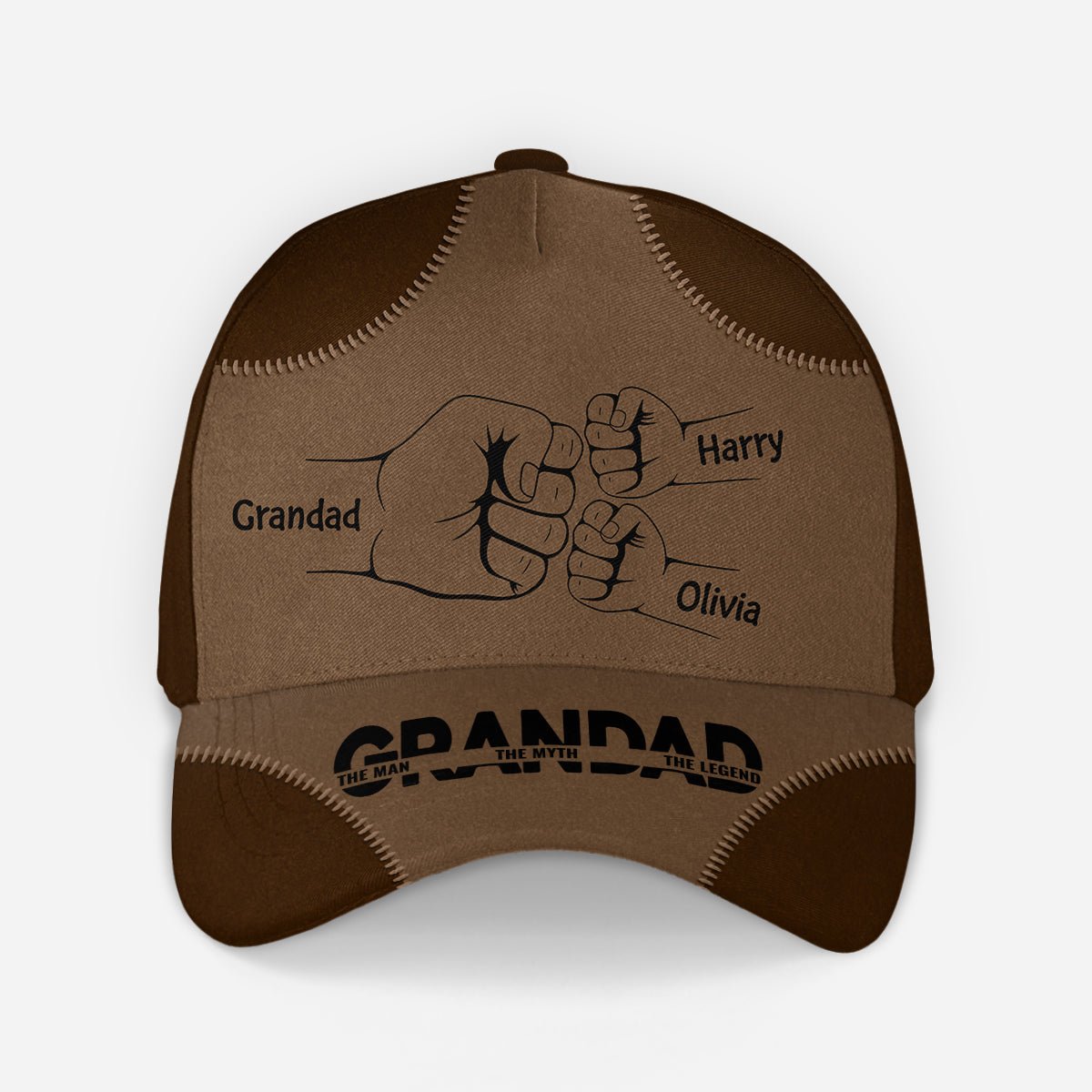 4730JUK2 personalized dad gifts the man the myth the legend_ cap 4730JKGNB