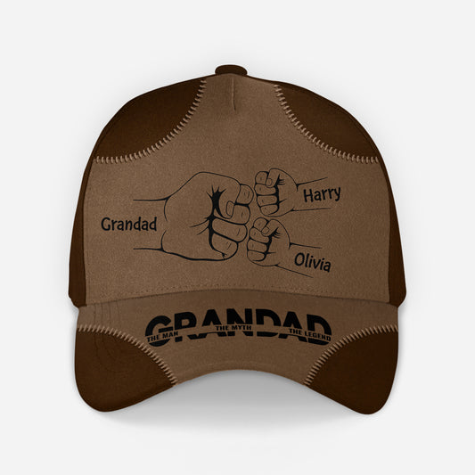 4730JUK2 personalized dad gifts the man the myth the legend_ cap 4730JKGNB