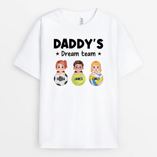 4794AUK1 personalized dad t shirt dad dream team t shirt 4794AKYMB_c745a3f3 b141 481c 9d95 5a292a01d7ce