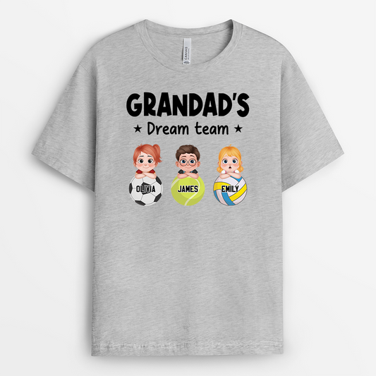 4794AUK2 personalized dad t shirt dad dream team t shirt 4794AKYMB_ae29f7d2 2158 4944 b796 b42cd9207990