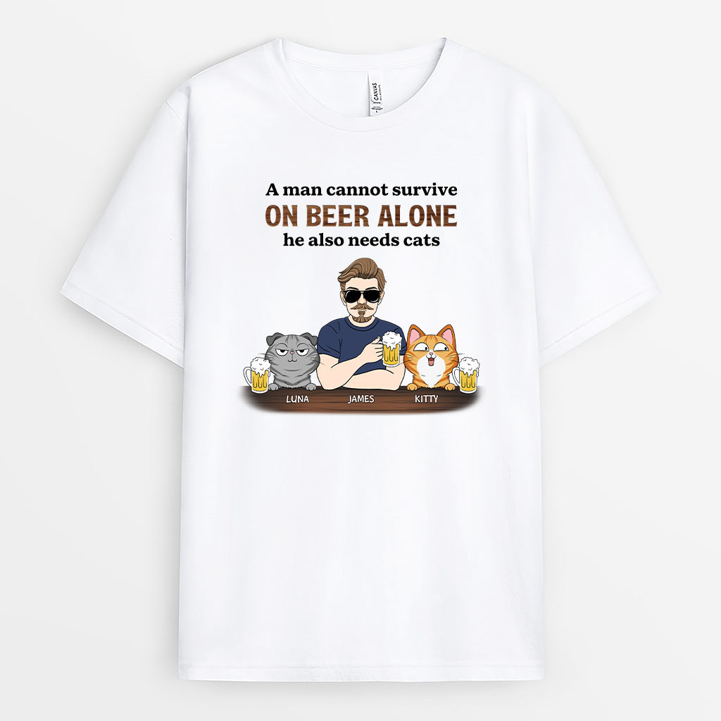 4800AUK1 custom cat shirts for humans gag gifts for beer lovers 4800ATGMD