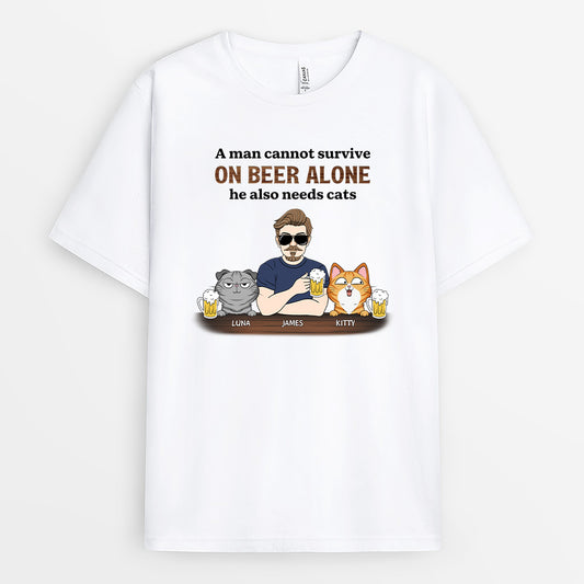 4800AUK1 custom cat shirts for humans gag gifts for beer lovers 4800ATGMD