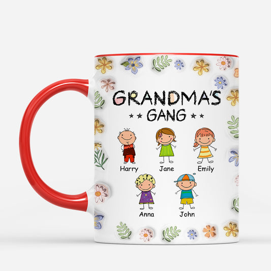 4826MUS2 3d printing effectpersonalized dad gift cute daddys gang 3d mug 4826M5M5B