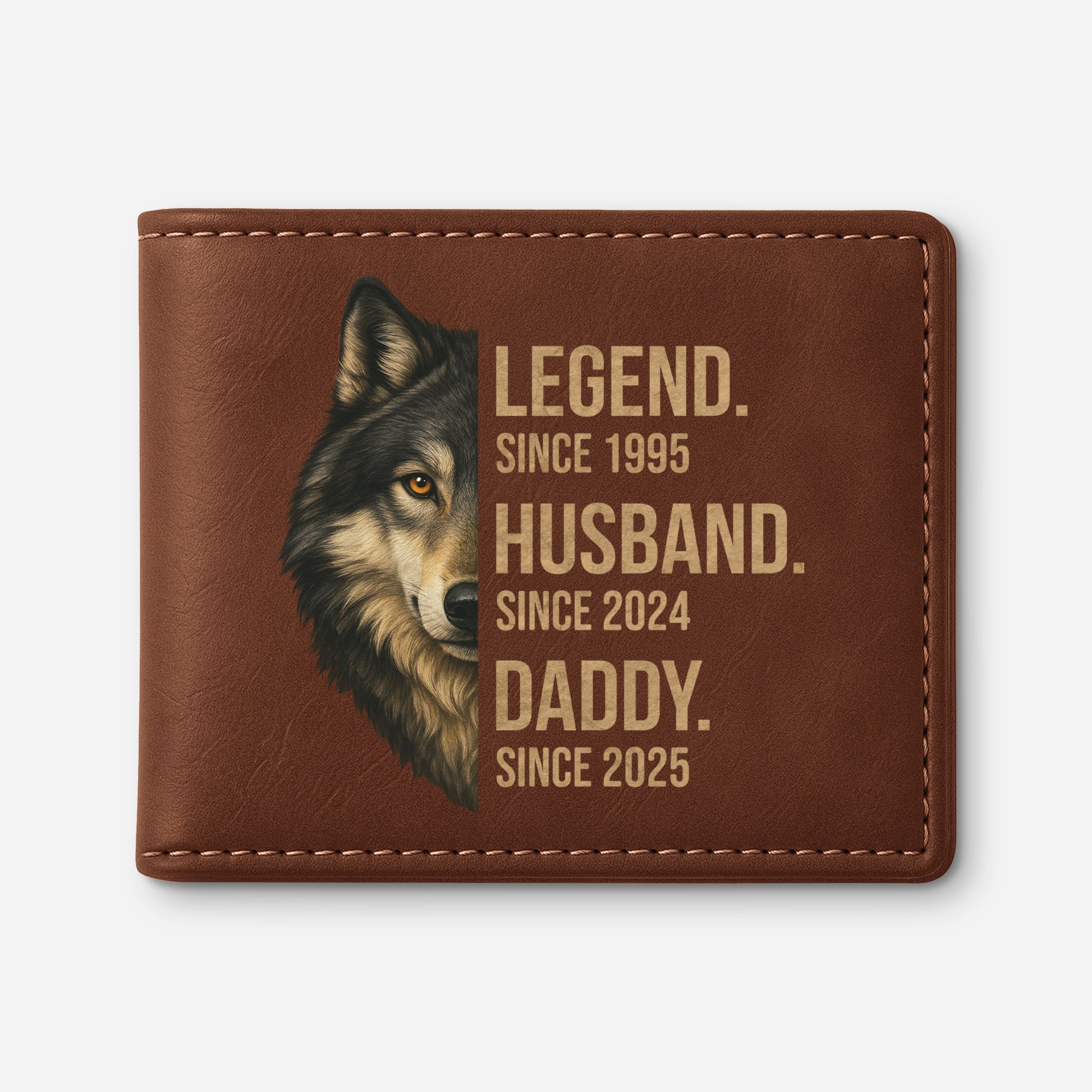 4848JUK1 personalized dad wallet unique gift for dad wolf wallet_ 4848JK8AB