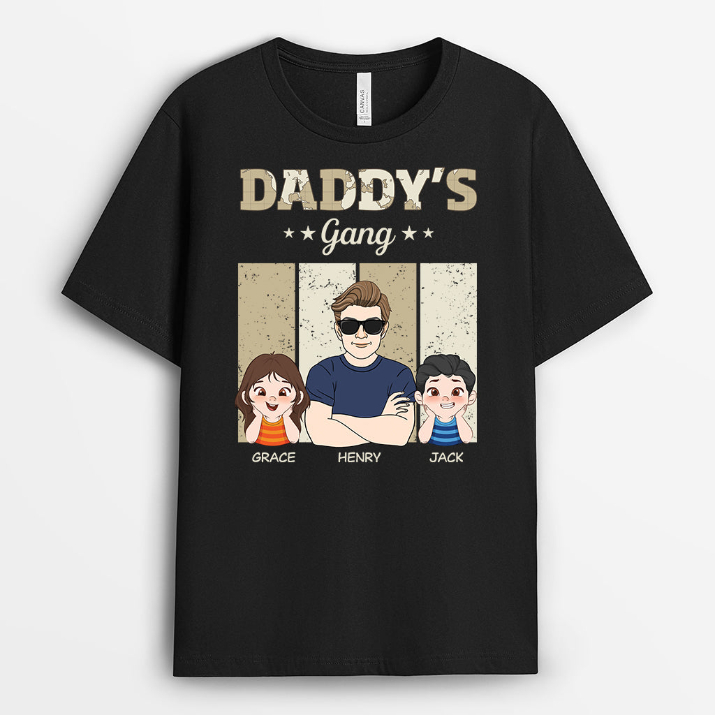 4856AUS1 personalized dad apparel cool daddy t shirt 4856A8H8B