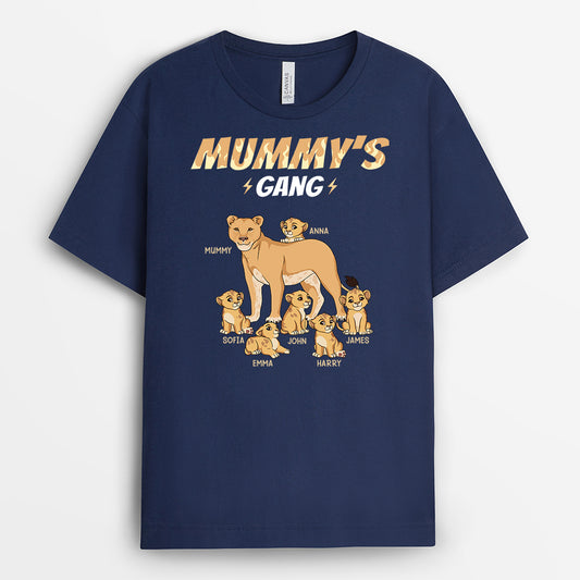 4858AUK2 personalized dad gifts lion daddys gang t shirt 4858AKL8B