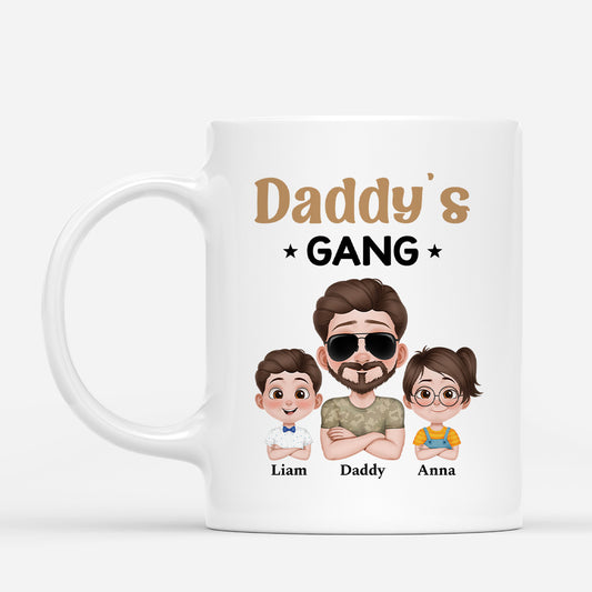 4861MUS1 personalized dad gifts best daddys gang coffee mug 4861M5H0B
