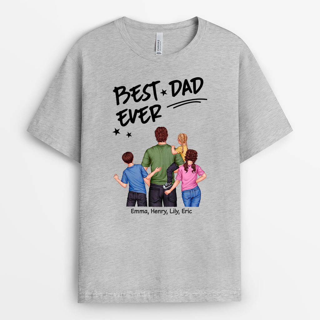 4881AUS2 personalized t shirt for dad best dad ever 4881AKL5B