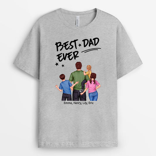 4881AUS2 personalized t shirt for dad best dad ever 4881AKL5B