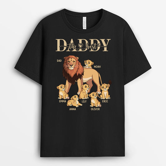 4882AUS1 personalized t shirt for dad the best daddy 4882A5L8B