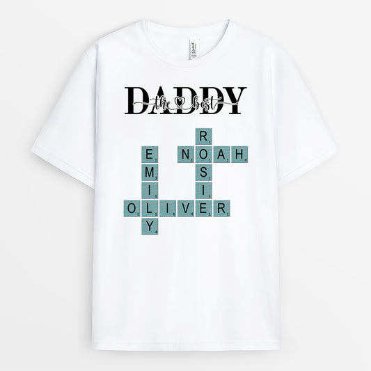 4884AUS1 personalized dad gifts best daddy crossword t shirt 4884A_cab90c20 006f 49ee 885c 2f5b35815545