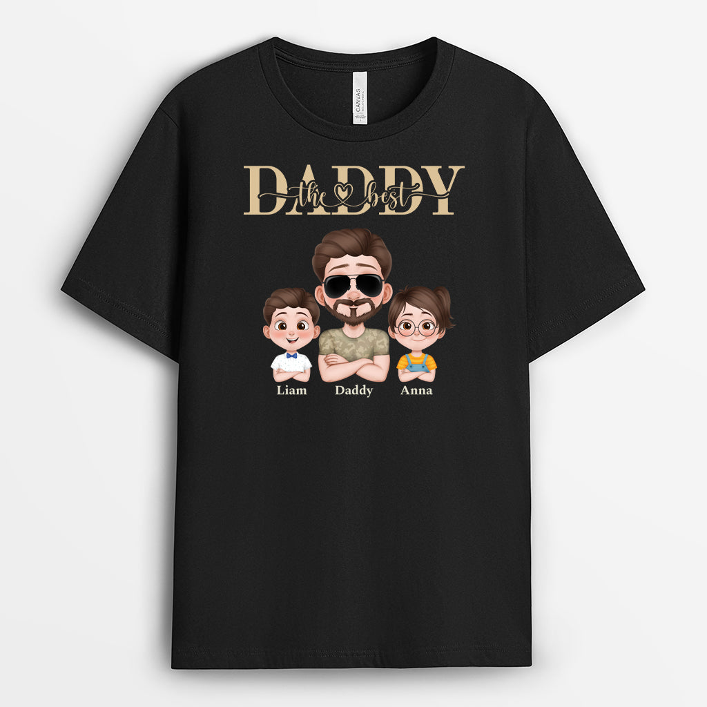 4886AUS1 custom gifts for dad best daddy cool t shirt 4886A5H0B